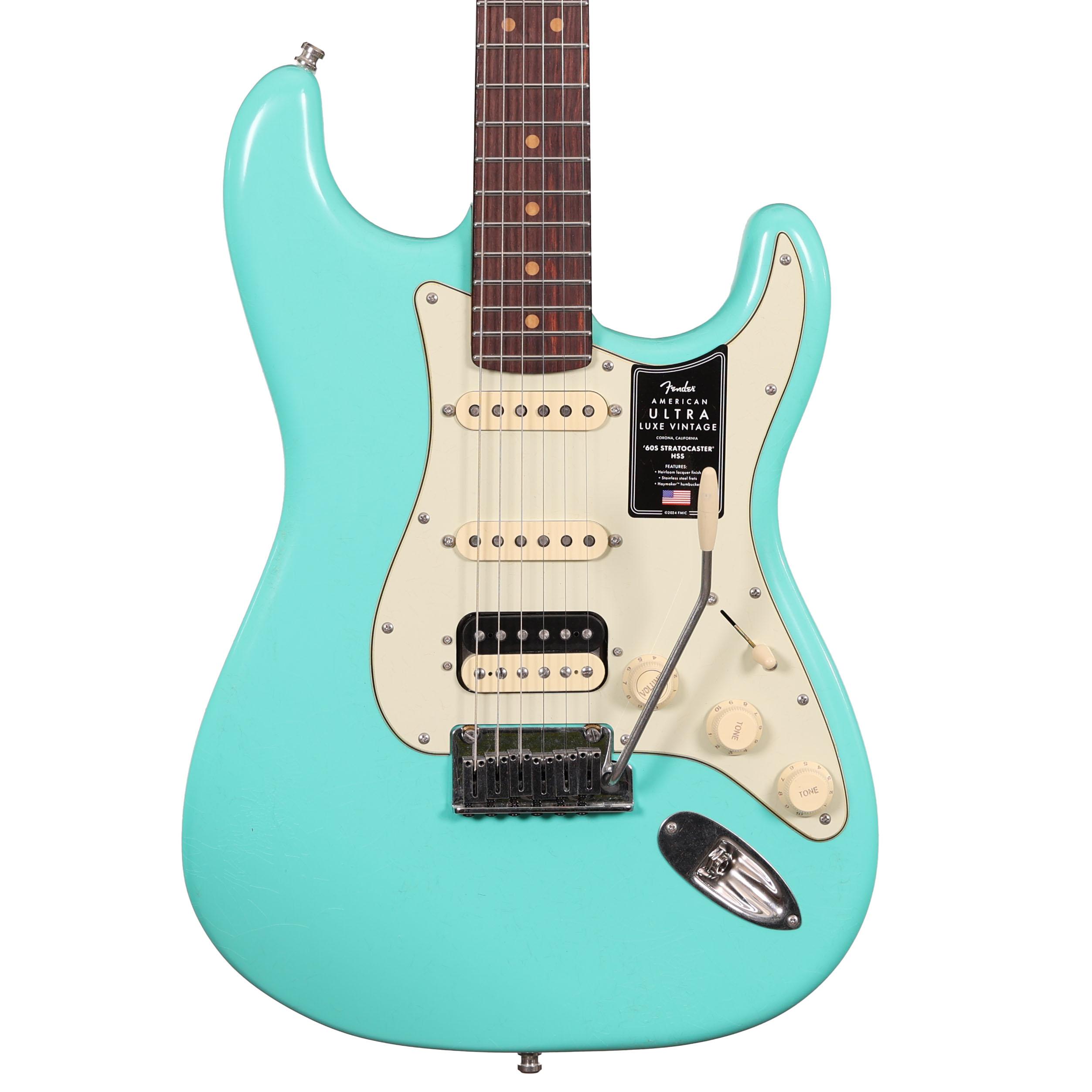 Fender American Ultra Luxe Vintage '60s Stratocaster HSS in Sea